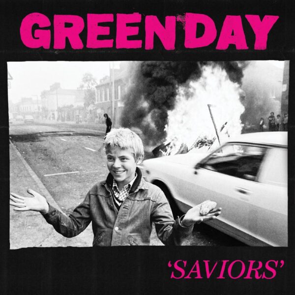 <span class="hide-the-artist">Green Day<br></span>Saviors (Rose)